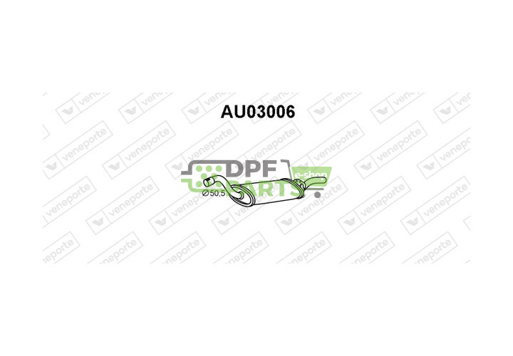 Tlumič AUDI - 893253078Q 893253609B 