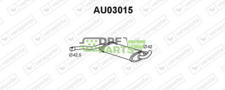 Tłumik AUDI / VOLKSWAGEN - 055253409C 055253409D 055253409J