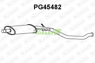 Tłumik PEUGEOT - 1717AE 1717AF 1717AT