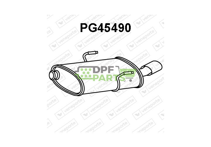 Tłumik PEUGEOT - 1726SX  