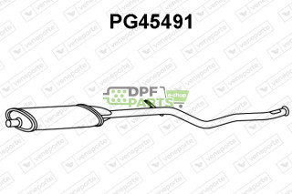 Tłumik CITROËN / PEUGEOT - 1717N1 1717N2 