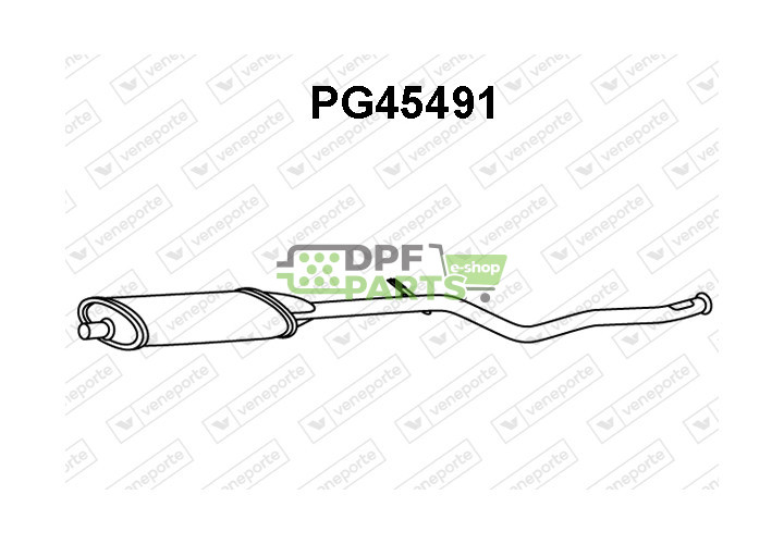 Tłumik CITROËN / PEUGEOT - 1717N1 1717N2 