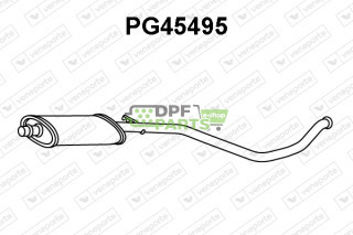 Tłumik PEUGEOT - 171789 9809853180 