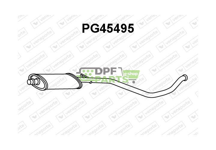 Tłumik PEUGEOT - 171789 9809853180 