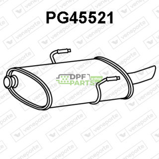 Tłumik PEUGEOT - 1726HY 9802394180 