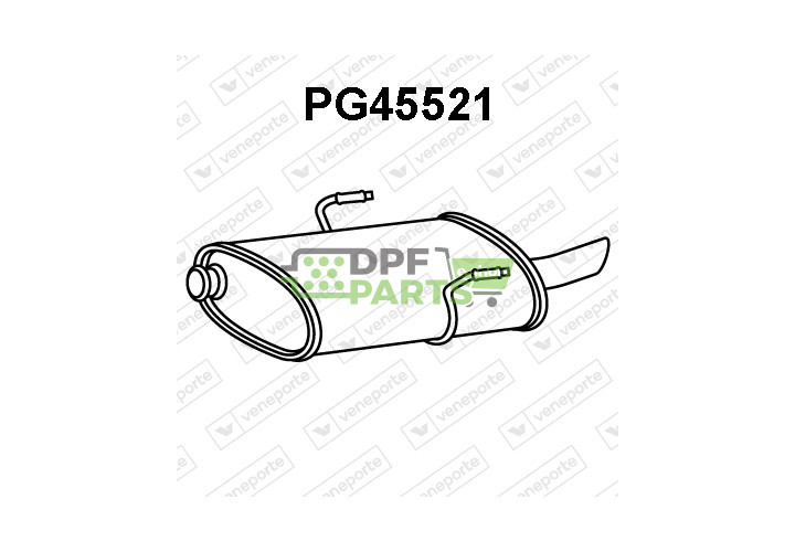 Tłumik PEUGEOT - 1726HY 9802394180 