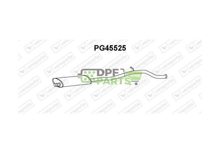 Tłumik PEUGEOT - 171773 171777 171783