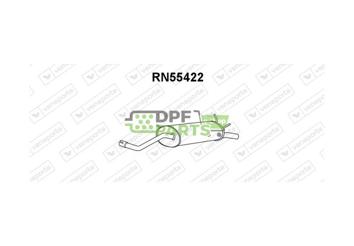 Tłumik RENAULT - 7700423040 7700435861 