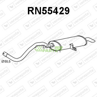 Tłumik RENAULT - 200107650R  
