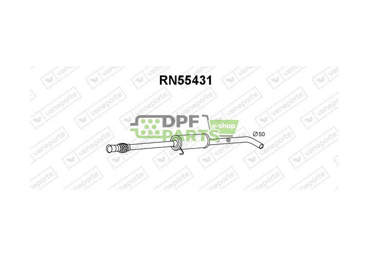 Tłumik RENAULT - 7700844690  