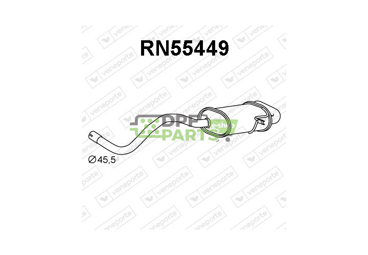 Tłumik RENAULT - 200101367R  