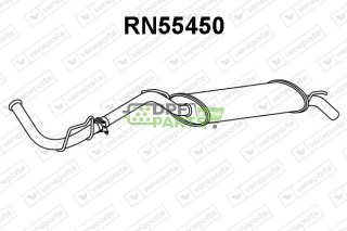 Tłumik RENAULT - 7700797692-ABS 7700817520 7701061189