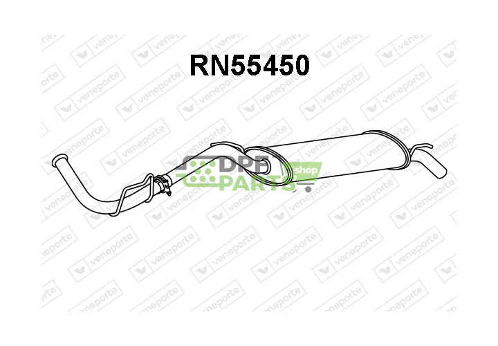 Tłumik RENAULT - 7700797692-ABS 7700817520 7701061189