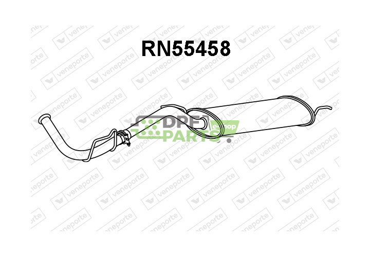 Tłumik RENAULT - 7700417840 7700812735 