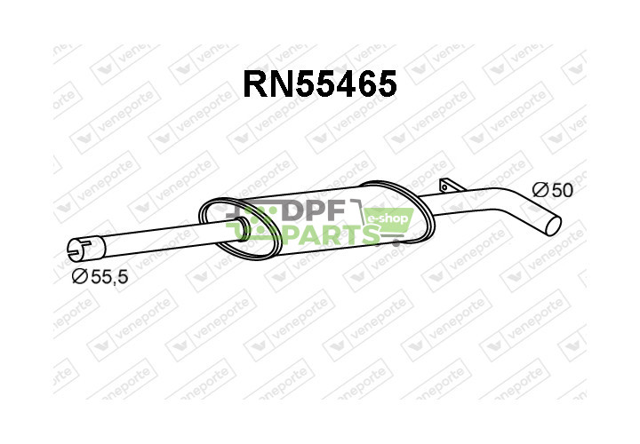 Tłumik RENAULT - 200100294R  
