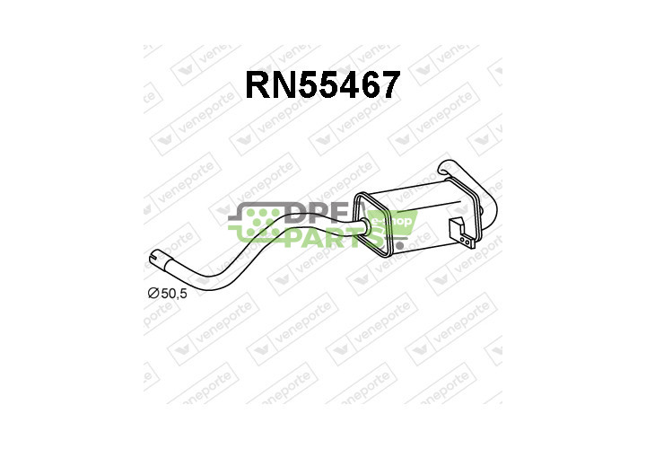 Tłumik RENAULT - 200107794R  