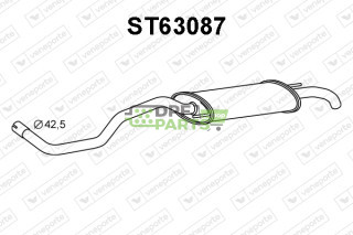 Tlumič SEAT - 6K5253609AE 6K5253609AR