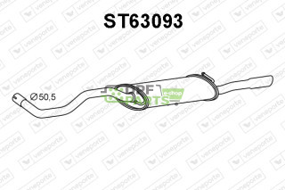 Tłumik SEAT - 6K5253609AG 6K5253609M 