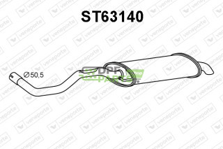 Tlumič SEAT - 6K6253609AG 6K6253609AH 6K6253609R