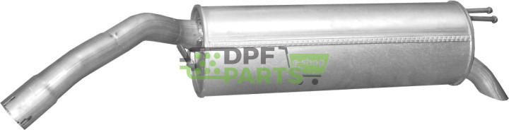 Tłumik końcowy Fiat Bravo 1.4-16V 04/07-, Polmo 07.81 A, OE 46805967 51818038