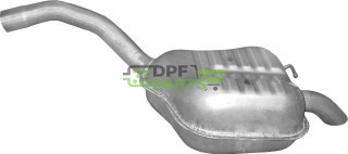Koncový tlumič výfuku Ford S-MAX 2.0 TDCi 06- , Ford Mondeo IV 2.0 TDCi 07- , Ford Galaxy 2.0 TDCi MPV 06 -, Polmo 08.17 A, OE 1