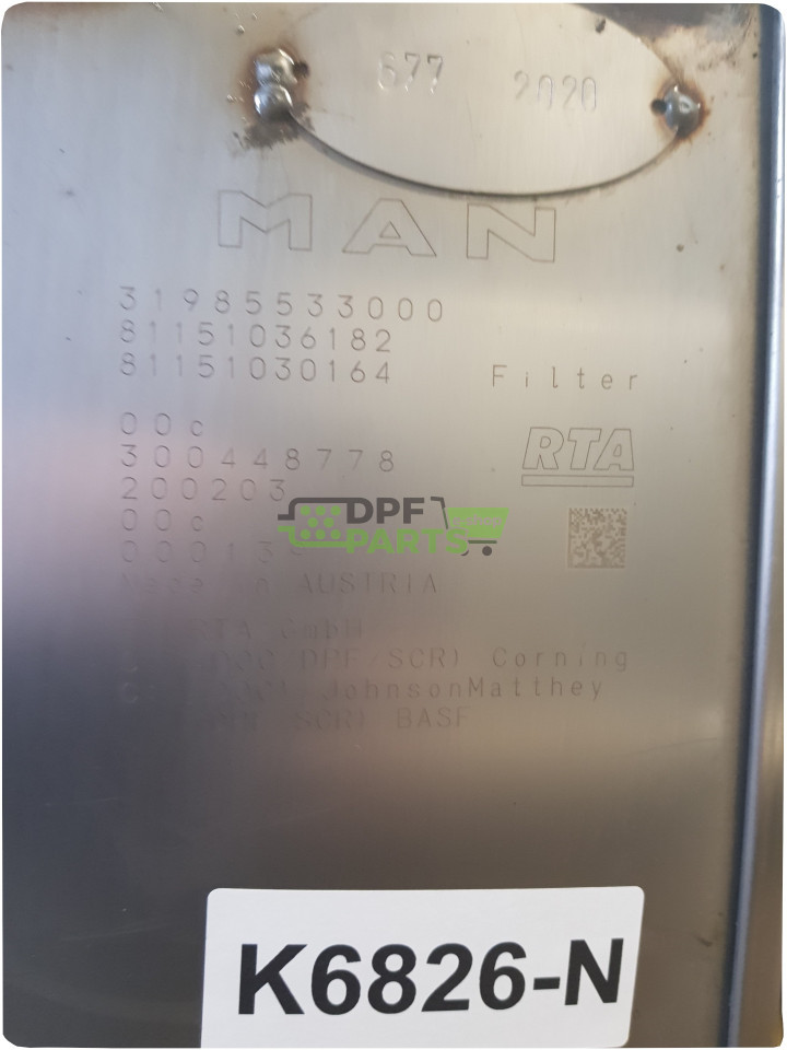 Katalizator MAN TGX Euro 6 - 81.15103.6182 81151036182