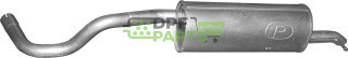 Tłumik końcowy Skoda Rapid / Seat Toledo, Polmo 23.00 A, OE 6RA253609J