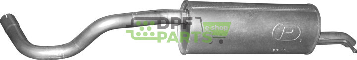 Tłumik końcowy Skoda Rapid / Seat Toledo, Polmo 23.00 A, OE 6RA253609J