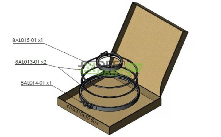 Zestaw montażowy DPF VOLVO / RENAULT EURO 6 - 7421664906 7421664918 7421664904 21664918