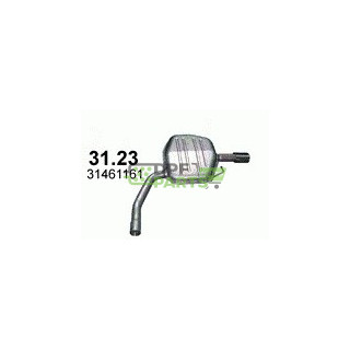 Tłumik końcowy VOLVO V70 III 2.0 D 235-875  P76003 01.61489 31461161 31261351 31261504