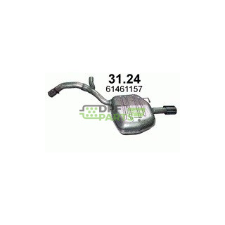 Tłumik końcowy VOLVO V70 III 2.0 D 235-111 P76002 01.61486 31336814 31336937 31461158