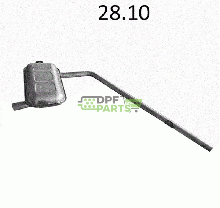 Tłumik końcowy TRABANT 601- 0.6 - 4011342105 14905