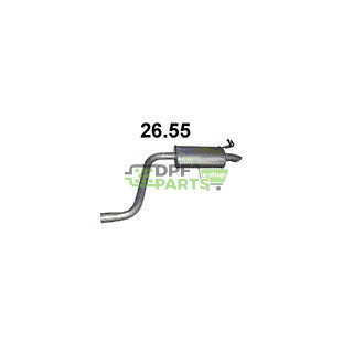 Koncový tlumič výfuku TOYOTA Auris 1.6 - 5904157348297 P66046