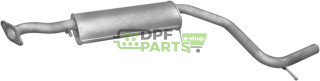 Střední tlumič výfuku Ford Mondeo 2.0i -16V 05/98-09/00, Polmo 08.554 A, OE 1074180 1079574 1101024 1107897