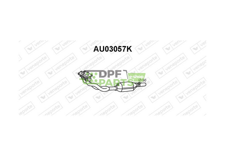 Katalizator AUDI / VOLKSWAGEN - 1J0253058DX 1J0253058X 1J0253208BD