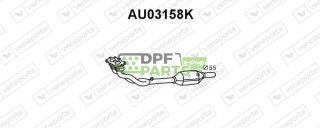 Katalizator AUDI / SEAT / SKODA / VOLKSWAGEN - 1J0253058BX 1J0253058CV 1J0253058CX