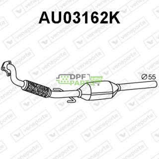 Katalizator AUDI / SEAT / SKODA / VOLKSWAGEN - 1J0253058HV 1J0253058HX 1J0253208AV