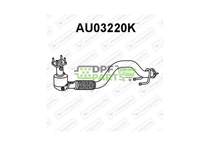 Katalyzátor AUDI / VOLKSWAGEN - 1K0254301JX 1K0254301PX 