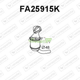 Katalizator FIAT / FORD / LANCIA / OPEL / VAUXHALL - 1537088 55200518 55212563