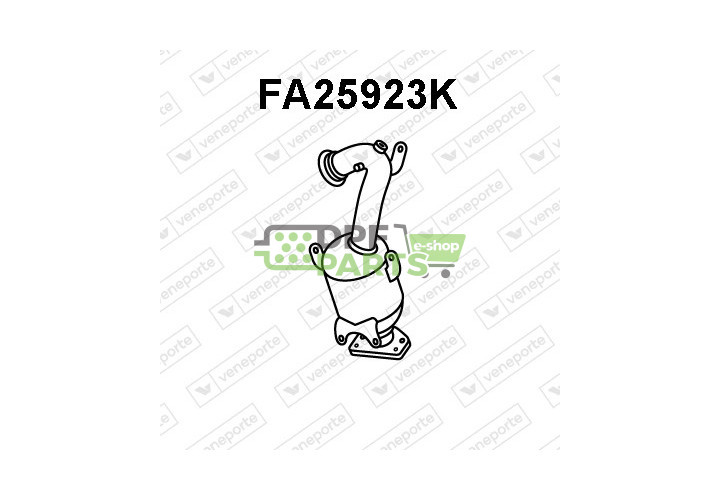 Katalizator ALFA ROMEO / FIAT / JEEP / LANCIA - 50527951 51839837 51880408