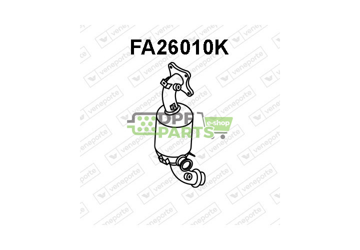 Katalizator FIAT - 52109529 52205426 71798648