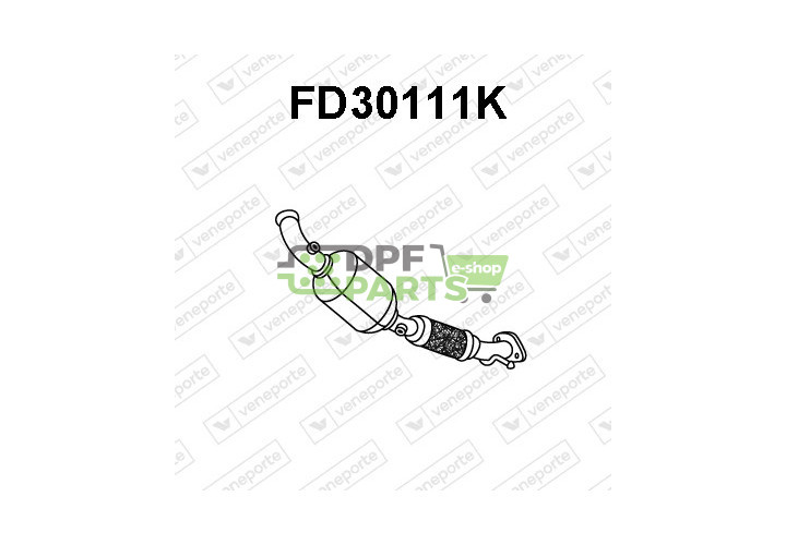 Katalizator FORD - 1693625 1709114 1727498