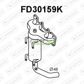 Katalizator CHRYSLER / FIAT / FORD / LANCIA - 1846107 51938204 52033856