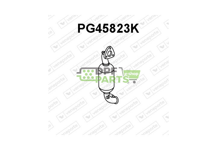 Katalyzátor CITROËN / MINI / PEUGEOT - 1612916480 1706F6 1706P8