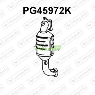 Katalyzátor CITROËN / OPEL / PEUGEOT / TOYOTA / VAUXHALL - 17140YV010 3639472 3649128