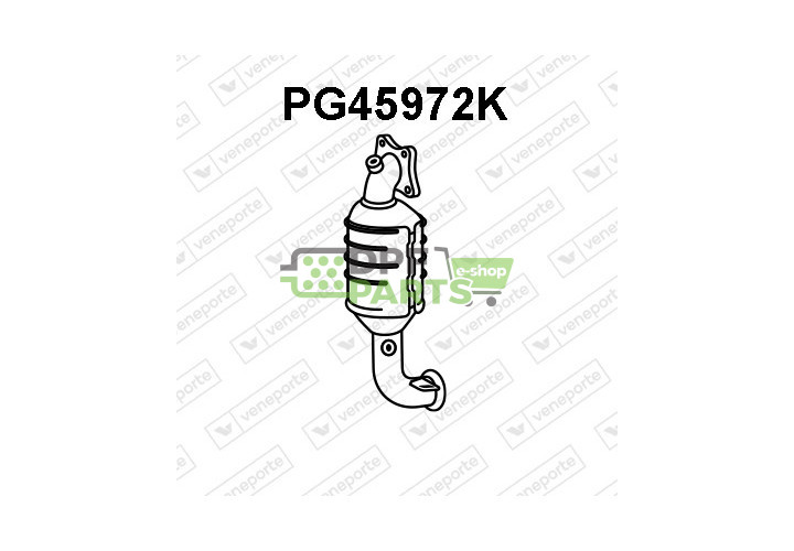 Katalyzátor CITROËN / OPEL / PEUGEOT / TOYOTA / VAUXHALL - 17140YV010 3639472 3649128