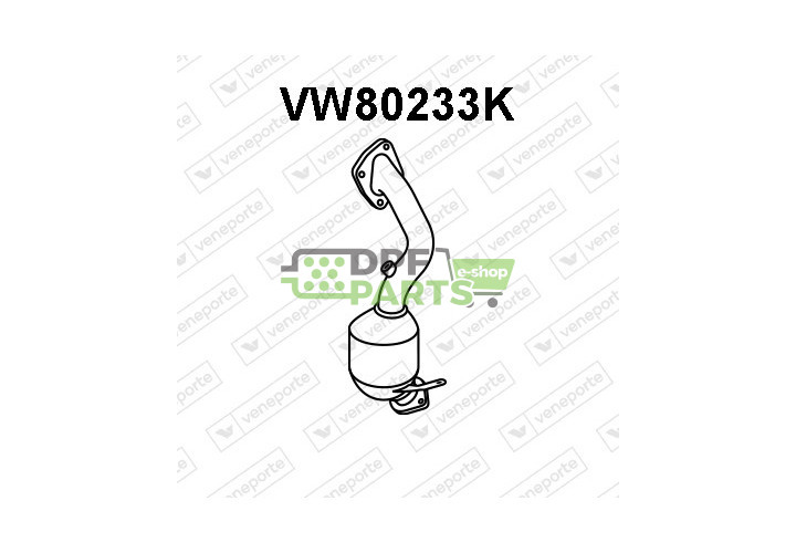 Katalizator SEAT / VOLKSWAGEN - 1K0254200AX 1K0254200BX 1K0254200KX