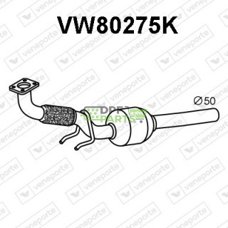 Katalizator SEAT / SKODA / VOLKSWAGEN - 1J0253058CW 1J0253058EV 1J0253058EX