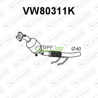 Katalizator SEAT / SKODA / VOLKSWAGEN - 1S0254500AX 1S0254500BX 