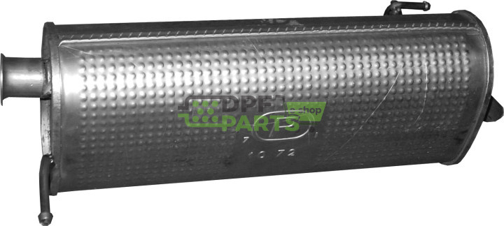 Koncový tlumič výfuku Hyundai i20 1.2  10/08-03/12, Polmo 10.72 A, OE 287301J100